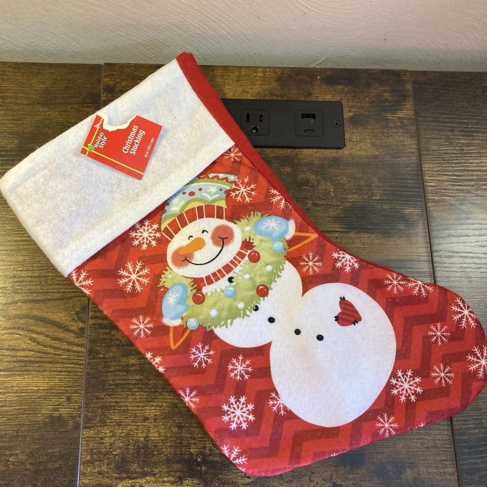 Snowman Christmas Stocking 16